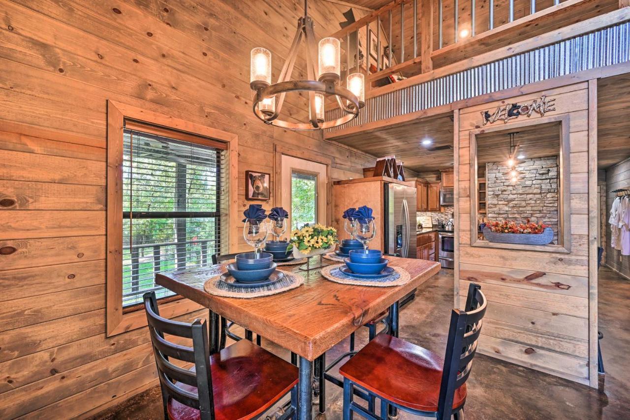 Luxe Broken Bow Cabin With Tesla Charging Station Stephens Gap Exterior photo