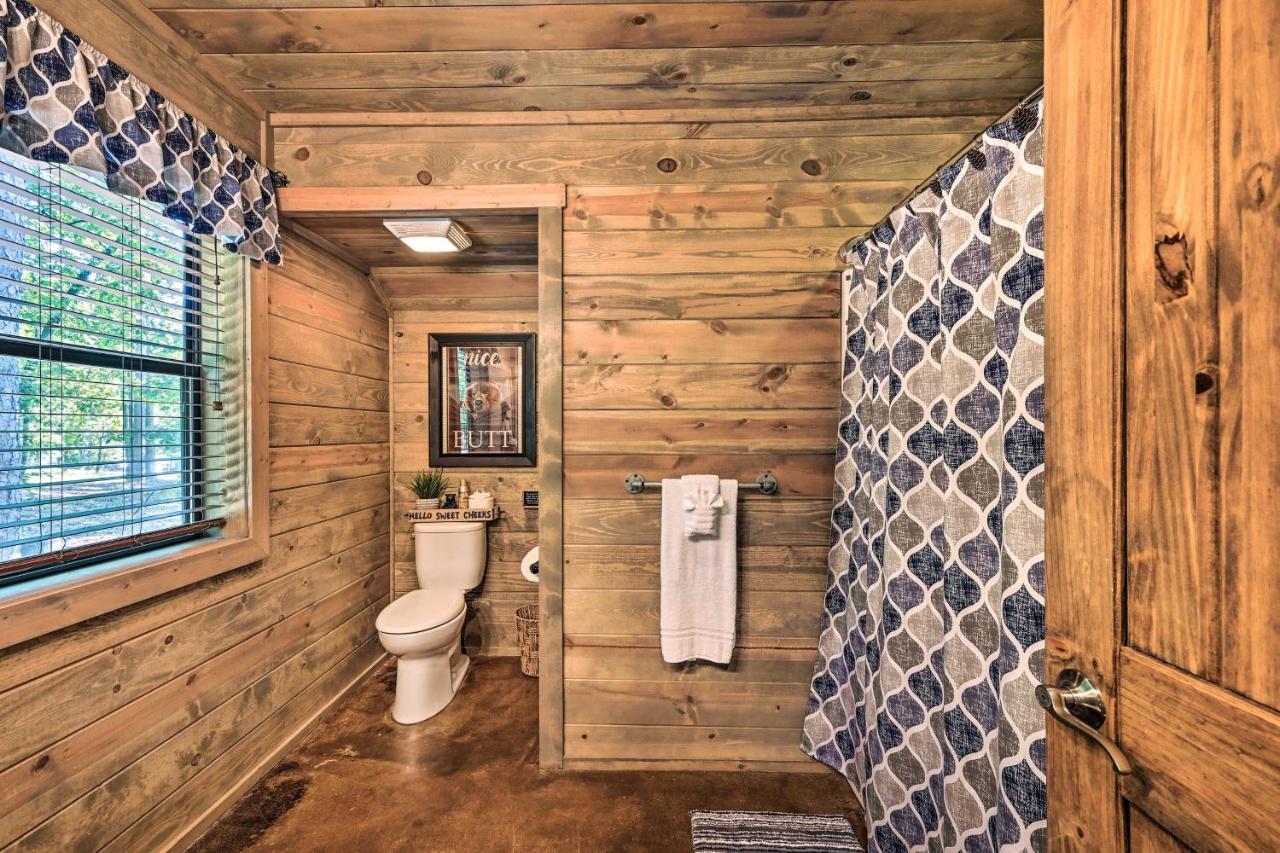 Luxe Broken Bow Cabin With Tesla Charging Station Stephens Gap Exterior photo