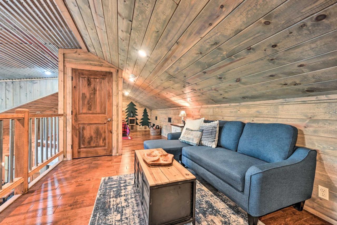 Luxe Broken Bow Cabin With Tesla Charging Station Stephens Gap Exterior photo