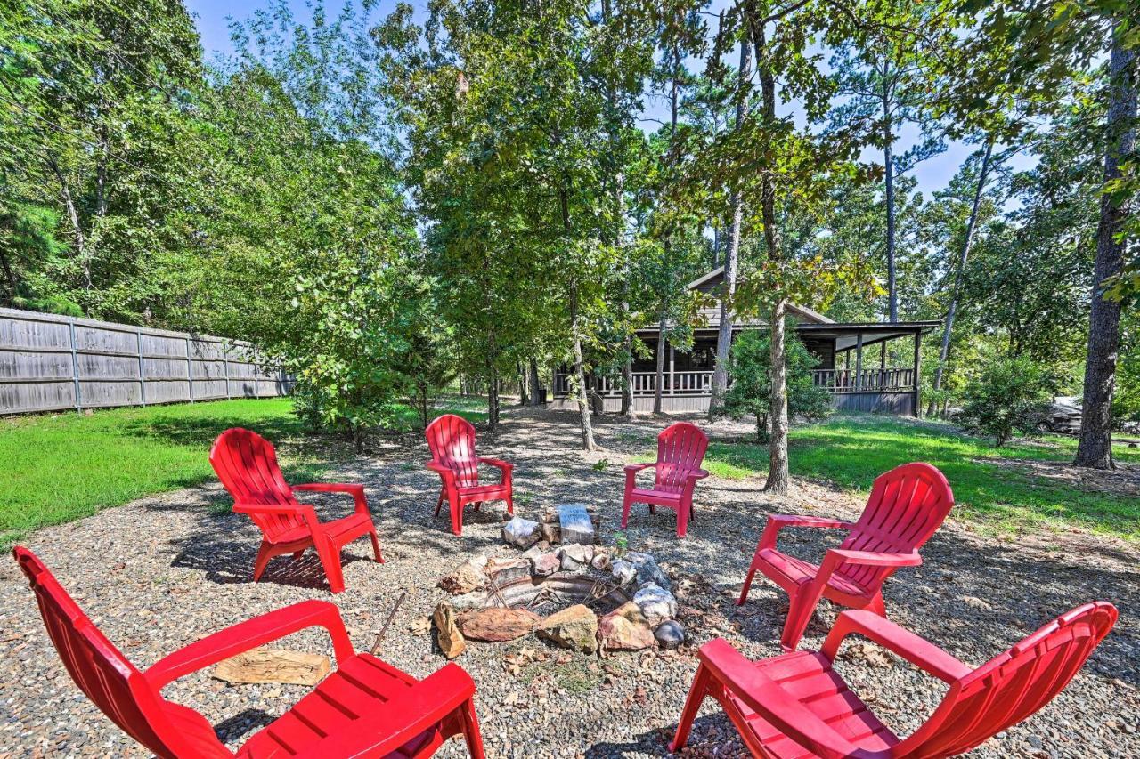 Luxe Broken Bow Cabin With Tesla Charging Station Stephens Gap Exterior photo