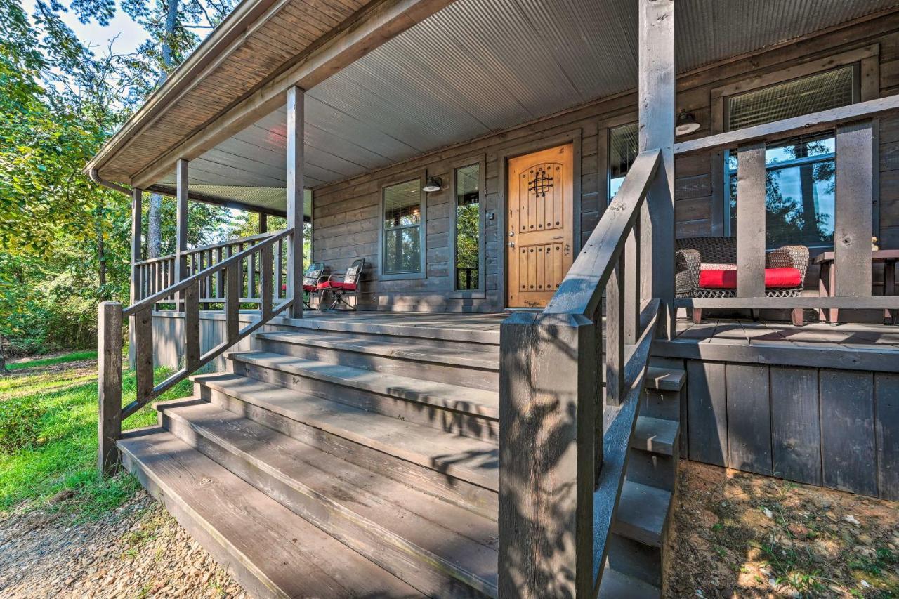 Luxe Broken Bow Cabin With Tesla Charging Station Stephens Gap Exterior photo