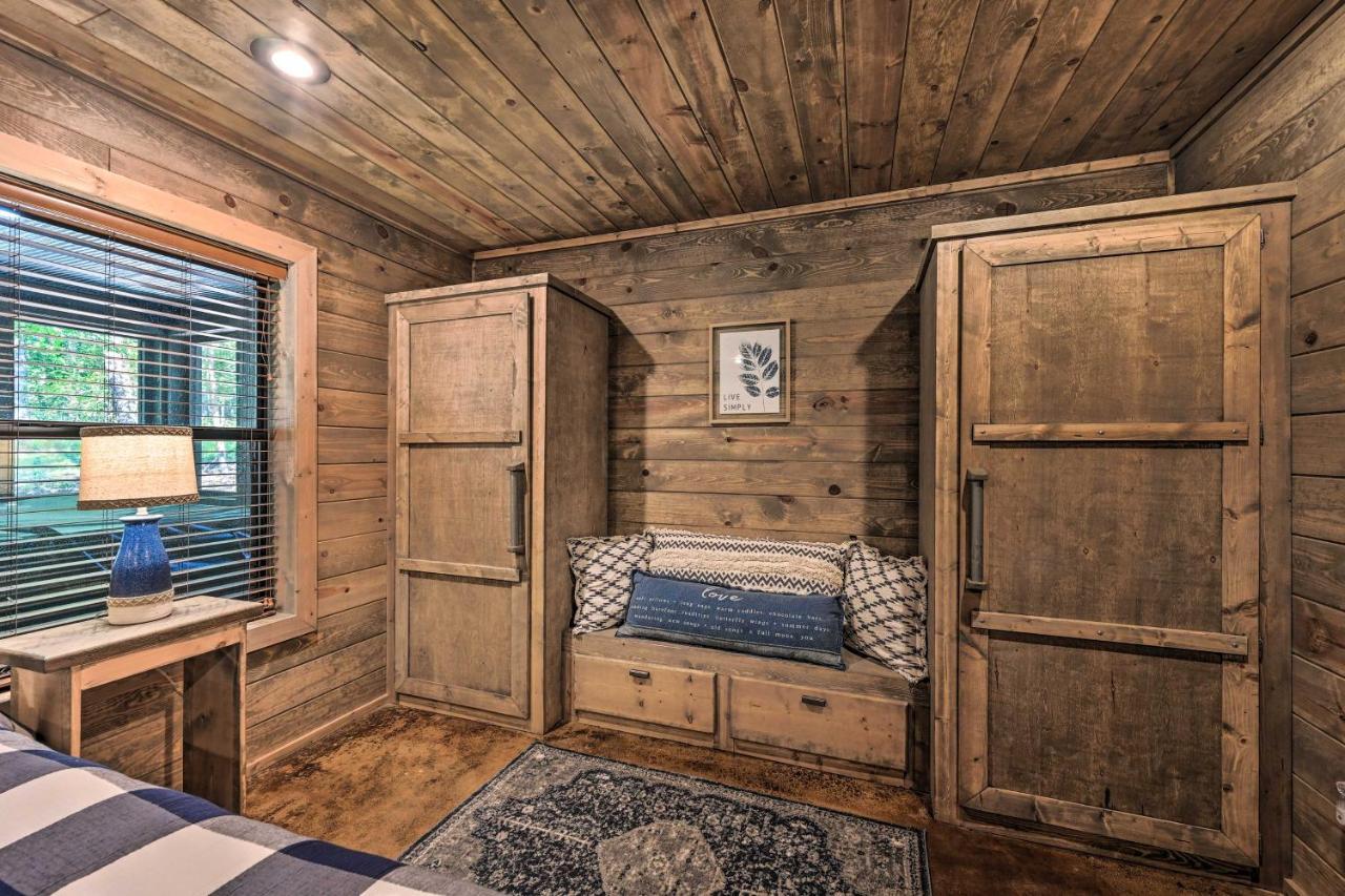 Luxe Broken Bow Cabin With Tesla Charging Station Stephens Gap Exterior photo