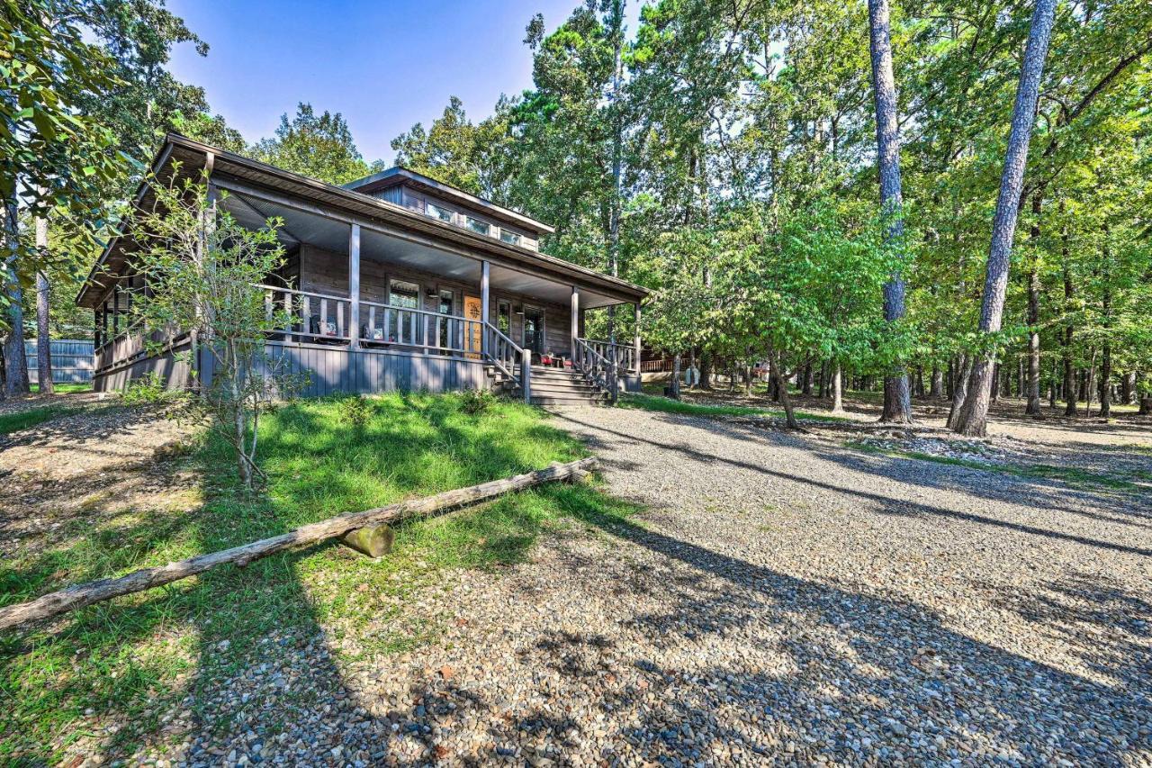 Luxe Broken Bow Cabin With Tesla Charging Station Stephens Gap Exterior photo